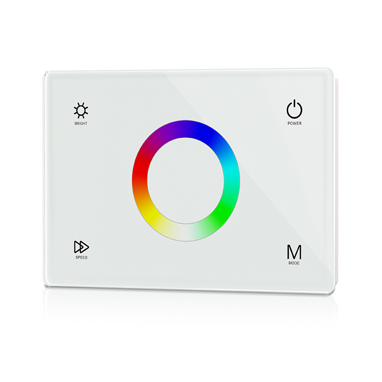 T3(IT) 3CH*4A 12-24VDC Constant Voltage Color Changing RGB LED Touch Wall Mounted Controller